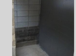コンクリートブロック壁の防水処理