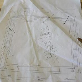 防音ブースの製作　図面を描く