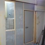 防音室とお部屋の仕切り完成